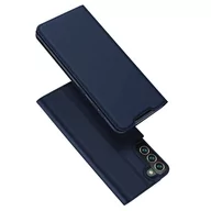 Etui i futerały do telefonów - Dux Ducis Skin Pro kabura etui pokrowiec z klapką Samsung Galaxy S22+ (S22 Plus) niebieski - miniaturka - grafika 1