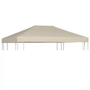 vidaXL Zadaszenie altany ogrodowej 310 g/m 4 x 3 m brązowe 44784 - Parasole ogrodowe - miniaturka - grafika 1