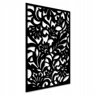 Dekoracje domu - OBRAZ AŻUROWY KWIATY DEKORACJA ŚCIENNA PANELE AŻUROWE TRYPTYK DO SALONU XXL - miniaturka - grafika 1