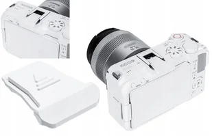Zaślepka Na Gorącą Stopkę Sanki Iso Canon Powershot V1 Eos R8 R50 R1 R7 R10 / Hc-ersc2 White / Biały - Akcesoria fotograficzne - miniaturka - grafika 1