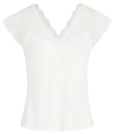 Koszulki i topy damskie - Morgan Koszulka damska, Off White, XS - miniaturka - grafika 1