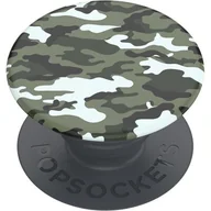 Uchwyty samochodowe do telefonów - PopSockets PopSockets: PopGrip Basic  wysuwana podstawa i uchwyt do smartfonów i tabletów [Top niewymienny]  Dark Green Camo POPSOCKET705223010 - miniaturka - grafika 1