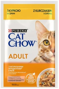Purina Cat Chow Kurczak i cukinia saszetka 85g - Mokra karma dla kotów - miniaturka - grafika 1