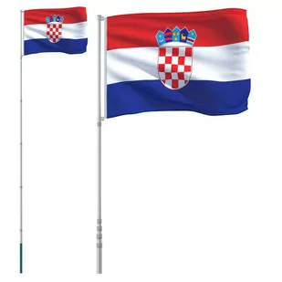 Flaga Chorwacji z masztem, 5,55 m, aluminium Lumarko! - Flagi i akcesoria - miniaturka - grafika 3