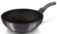 Woki - Aluminiowy wok z potrójną powłoką granitową 28cm Venturo - miniaturka - grafika 1