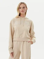 Bluzy damskie - Guess Bluza V5GQ09 KCRP0 Beżowy Relaxed Fit - miniaturka - grafika 1