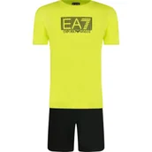 Piżamy chłopięce - EA7 Piżama | Regular Fit - miniaturka - grafika 1