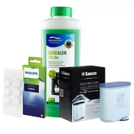 Akcesoria i części do ekspresów do kawy - Zestaw Philips Saeco - Filtr Philips Aquaclean CA6903, Odkamieniacz Aqualogis Verde 500ml, Philips CA6704/10 Tabletki Czyszczące - miniaturka - grafika 1