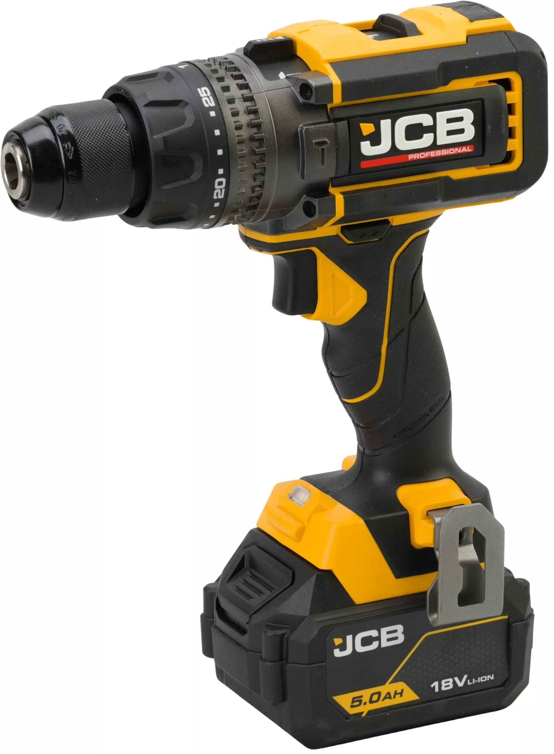JCB Professional 18V Wiertarko Wkrętarka 160 Nm Z Akumulatorem 5Ah