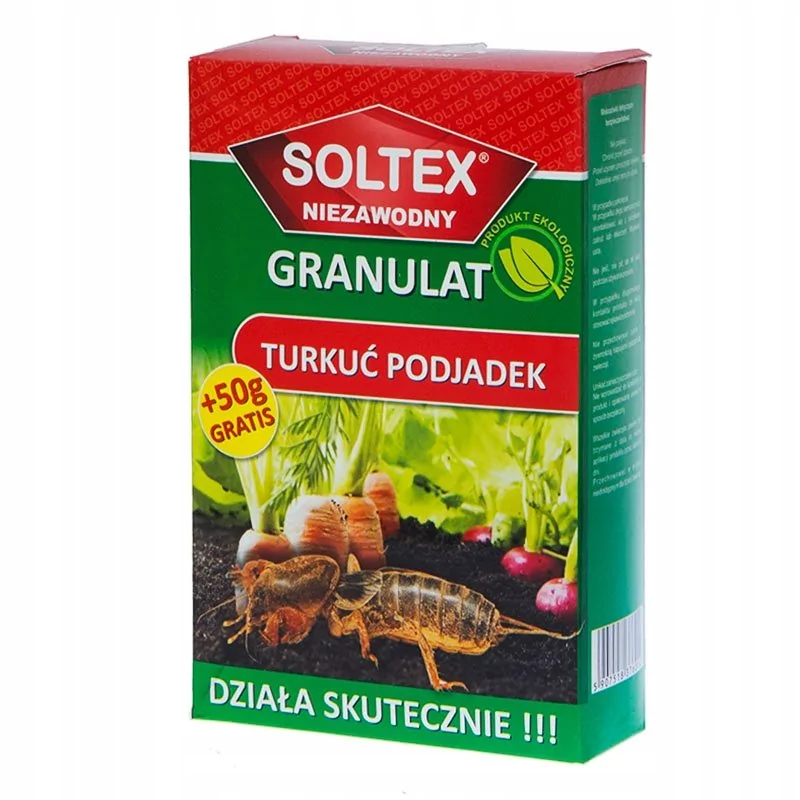 Soltex Granulat turkuć nornice myszy pędraki 200g