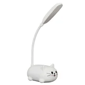 Lampy stojące - Lampka LED Kitty biała - miniaturka - grafika 1