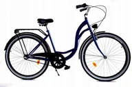 Rowery - Dallas Bike City 3spd 28 cali Ciemnoniebieski - miniaturka - grafika 1