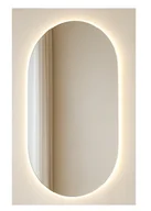 Lustra - Lustro Owalne LED Bez Ramy POLEROWANE PODŚWIETLANE IP 67 Glass Buster Lustro Owalne LED Bez Ramy POLEROWANE PODŚWIETLANE IP 67 Glass Buster - miniaturka - grafika 1