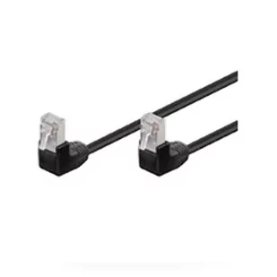 MicroConnect U/UTP CAT5e 0.25M Black PVC UTP50025BAA - Patchcordy - miniaturka - grafika 1
