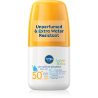 Balsamy i kremy do opalania - Nivea Sun Sensitiv mleczko do opalania dla dzieci roll-on SPF 50+ 50 ml - miniaturka - grafika 1