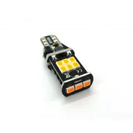 Żarówki samochodowe - W16W Żarówka Led T15 12V 980Lm Canbus Pomarańczowa Motoledy - miniaturka - grafika 1