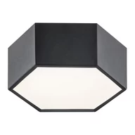 Lampy sufitowe - Argon Plafon LAMPA sufitowa ARIZONA 3824 geometryczna OPRAWA ścienna LED 10W kinkiet heksagon czarny 3824 - miniaturka - grafika 1
