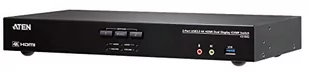 Aten Konsola KVM 2-Port USB3.0 4K HDMI Dual Display KVMP Switch CS1842 - Przełączniki KVM - miniaturka - grafika 1