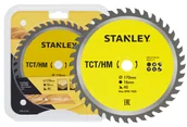 Tarcze do pił - Tarcza do cięcia drewna TCT/HM 170x16 40Z Stanley STA13125-XJ - miniaturka - grafika 1