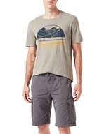 Spodenki damskie - camel active Męskie szorty cargo z czystej bawełny, ciemnoszary, 30 - miniaturka - grafika 1