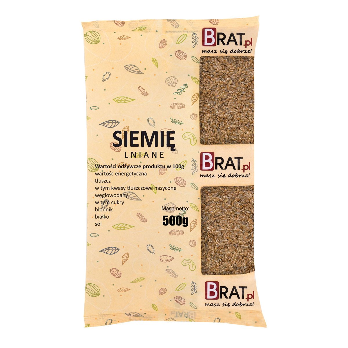 Siemię lniane 500g