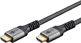 Kabel HDMI 2.1 8K 60Hz Goobay Plus TEXTIL 2m - Kable - miniaturka - grafika 2
