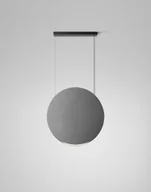 Lampy sufitowe - Wisząca lampa Noren S/100 w jasnoszarym kolorze oświetlająca przestrzeń zarówno od góry, jak i od dołu - miniaturka - grafika 1