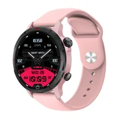 Smartwatch - Tracer GP-Navi WH, wodoodporny, różowy - miniaturka - grafika 1