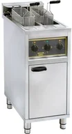 Frytownice gastronomiczne - Roller Grill Frytownica wolnostojąca 2-komorowa 2x10 L - miniaturka - grafika 1
