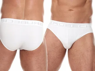 SLIPY BEZSZWOWE Brubeck BE0029M męskie DOPASOWANE MAJTKI biały - M - Majtki męskie - miniaturka - grafika 1