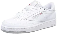 Sneakersy męskie - Reebok Męskie sneakersy Club C 85, FTWR białe/FTWR białe/czyste szare 3, rozmiar 13 UK, Ftwr Biały Ftwr Biały Czysty szary 3, 48.5 EU - miniaturka - grafika 1