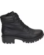 Botki damskie - BOTKI RIEKER - 960176-01 CZARNE - Rieker - miniaturka - grafika 1