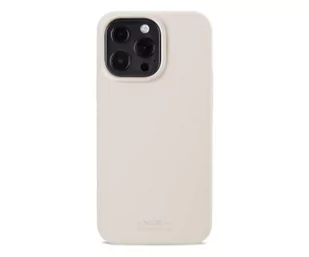 Holdit Silicone Case iPhone 13 Pro Light Beige - Etui i futerały do telefonów - miniaturka - grafika 1