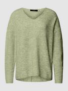 Swetry damskie - Sweter z dzianiny z fakturowanym wzorem model ‘CREWLEFILE’ - miniaturka - grafika 1