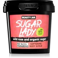 Balsamy i kremy do ciała - Beauty Jar Beauty Jar SUGAR LADY Zmiękczający scrub do ciała ekstrakt z cukru organicznego i dzikiej róży 200g - miniaturka - grafika 1