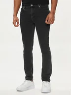 Spodnie męskie - Just Cavalli Jeansy 76OAB5J0 Czarny Super Slim Fit - miniaturka - grafika 1