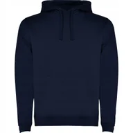 Bluzy męskie - Bluza Męska z Kapturem GRUBA Kangurka ROLY 1067 NAVY BLUE L - miniaturka - grafika 1