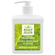 Mydła - Biały Jeleń, mydło micelarne w płynie, Delikatne Muśnięcie, 500 ml - miniaturka - grafika 1