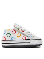 Buty dla chłopców - Converse Tenisówki Chuck Taylor All Star Cribster Easy On Doodles A06353C Biały - miniaturka - grafika 1