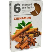 Świece - Podgrzewacze zapachowe 6 sztuk cynamon - miniaturka - grafika 1