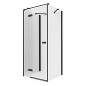 Kabiny prysznicowe - Kabina Prysznicowa Reflexa Black 110X110X200 - miniaturka - grafika 1