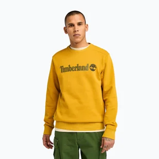 Bluza męska Timberland Linear Logo Crew Neck chai tea - Bluzy męskie - miniaturka - grafika 1