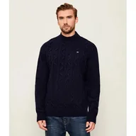 Swetry męskie - Napapijri Wełniany półgolf D-NINO T 176 Relaxed fit - miniaturka - grafika 1
