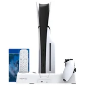 Akcesoria do Playstation - YAXO Arctic Breeze Chłodząca Ładująca do SONY PS5 - miniaturka - grafika 1