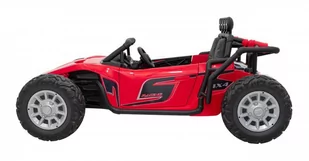 Auto Buggy Racing 5 na akumulator dla dzieci Czerwony + Silniki 2x200W + Pilot + Audio LED + Wolny Start - Pojazdy elektryczne dla dzieci - miniaturka - grafika 3