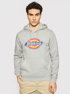 Dickies Bluza Icon Logo DK0A4XCBGYM Szary Regular Fit - Bluzy męskie - miniaturka - grafika 1