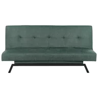Sofy i kanapy - Sofa rozkładana zielona LEEDS - miniaturka - grafika 1