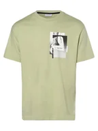 Koszulki męskie - Calvin Klein - T-shirt męski, zielony - miniaturka - grafika 1