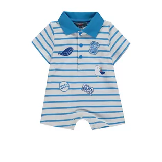 Pajacyki dla niemowląt - Dzieciecym rampers, niebieski, rozmiar 56 - grafika 1