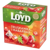 Herbata - Loyd Tea Herbata Truskawka i Rabarbar 20x2g - miniaturka - grafika 1